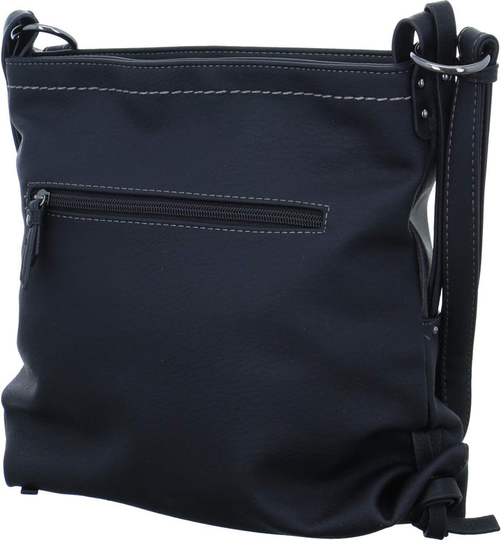 TOM TAILOR bags Elin Damen Umhängetasche Crossbody Bag 28,5 x 9 x 26 Schwarz, 28,5 x 9 x 26 Schwarz