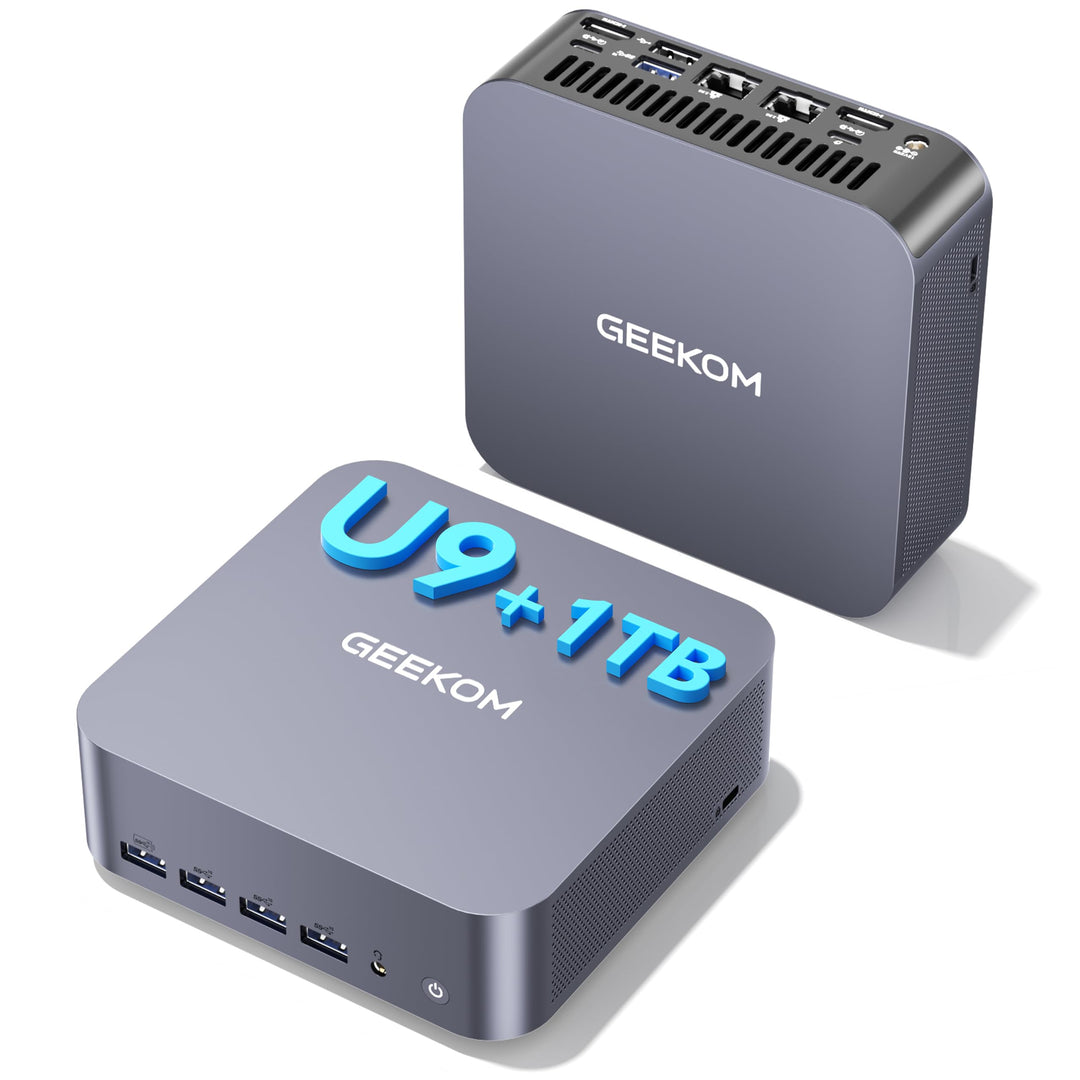 GEEKOM [Einziger Europäischer Hardware Preis für Intel Mini PC GT1 Mega mit Intel Core Ultra 9-185H(
