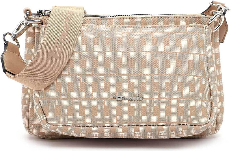 Tamaris Umhängetasche Jody 31980 Damen Handtaschen Ornament Einheitsgrösse Sand 420, Einheitsgrösse