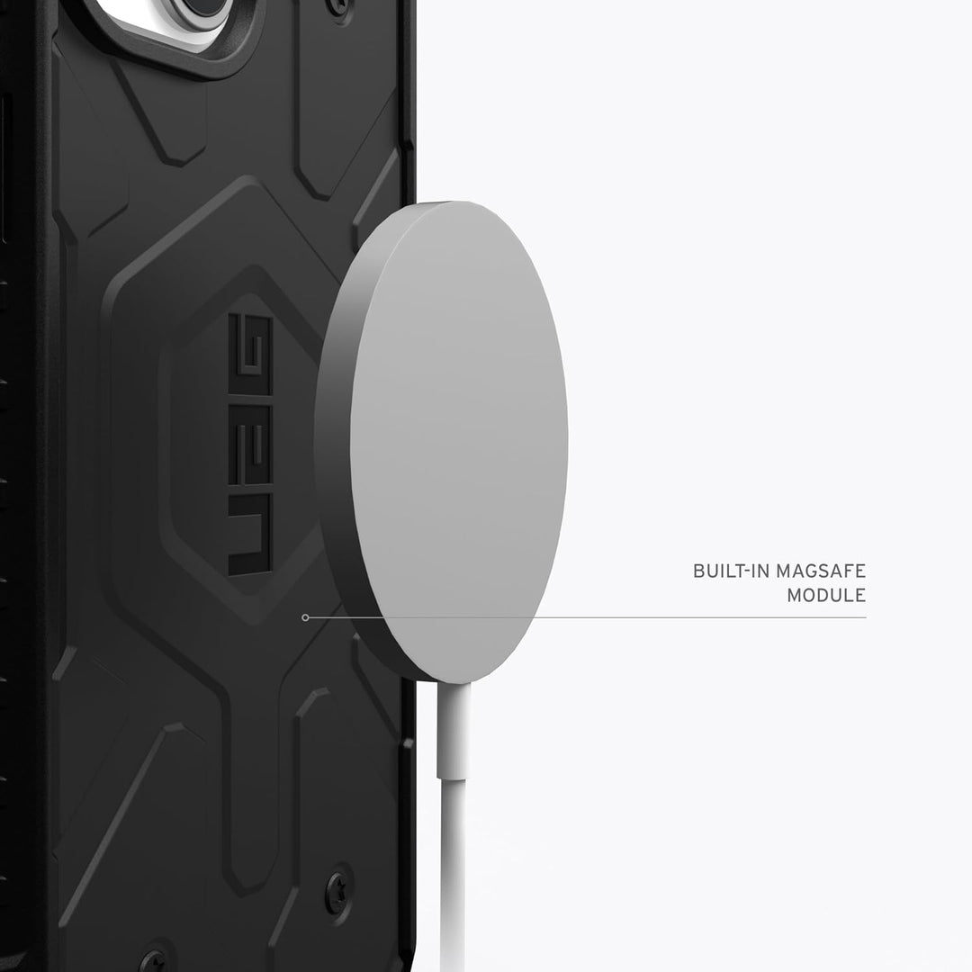 URBAN ARMOR GEAR Pathfinder Hülle kompatibel mit Apple iPhone 15 Plus Case [Wireless Charging/Magnet