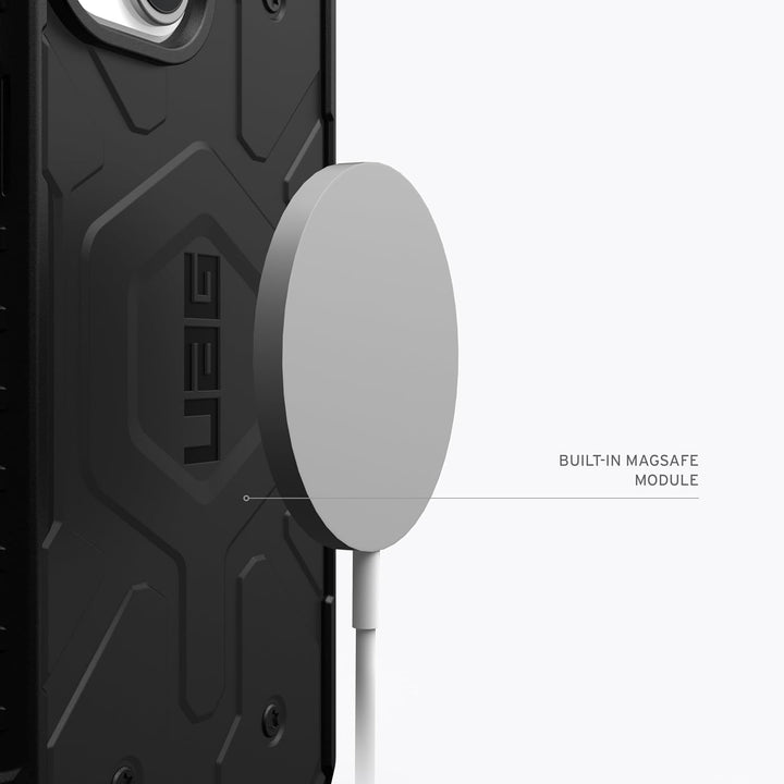 URBAN ARMOR GEAR Pathfinder Hülle kompatibel mit Apple iPhone 15 Plus Case [Wireless Charging/Magnet