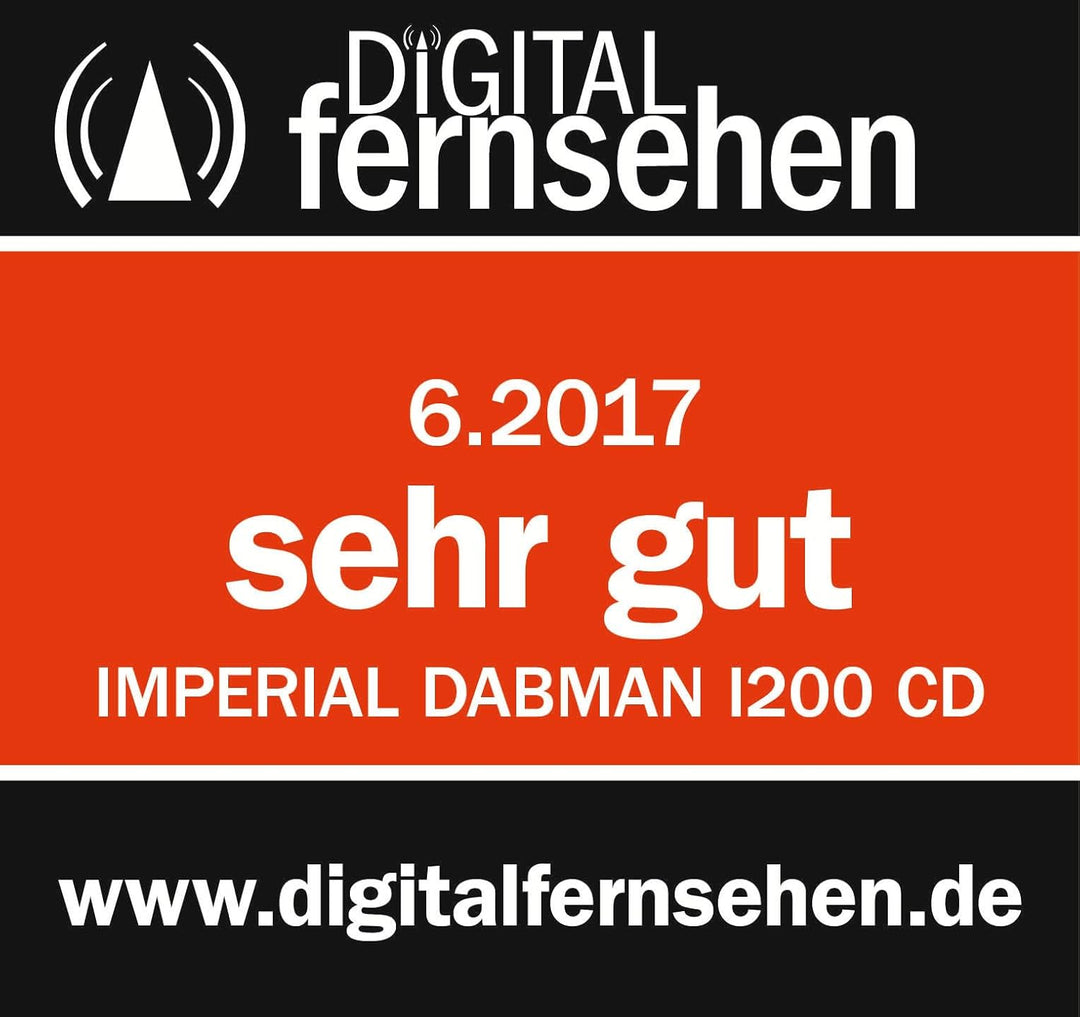 Imperial DABMAN i200 CD Internetradio/DAB+ Radio Digitalradio mit CD Player (Stereo Sound, Internetr