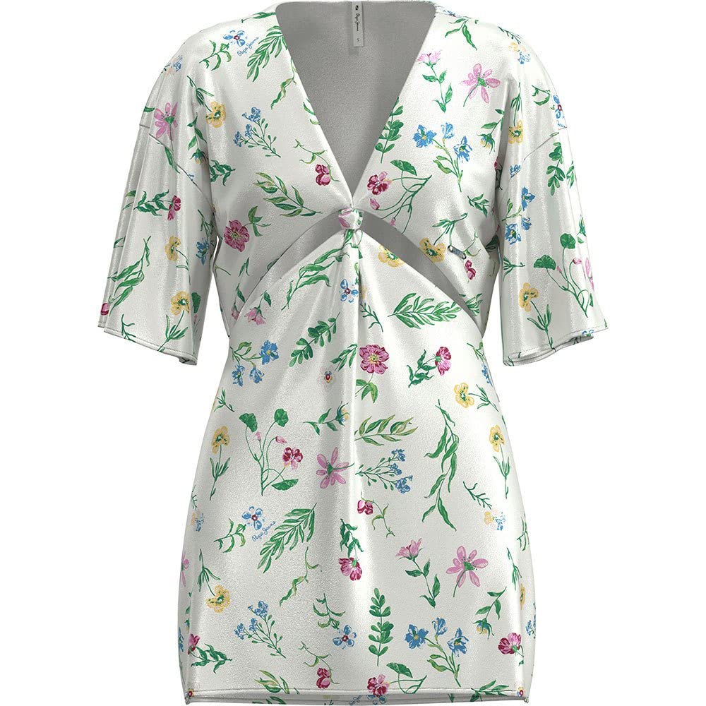 Pepe Jeans Damen Emily T-Shirt S White (Mousse), S White (Mousse)