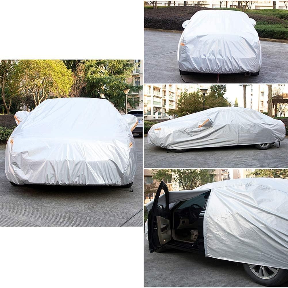 kayme 6 Schichten Autoabdeckung Wasserdicht Atmungsaktiv, Vollgarage Autoplane Kompatibel mit A6 Ava