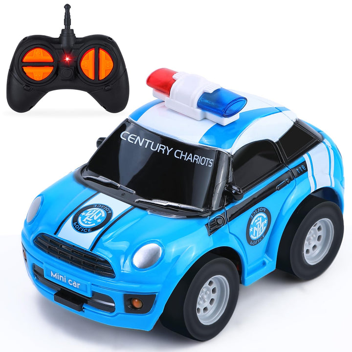 Highttoy Spielzeug ab 2 3 4 Jahre, Ferngesteuertes Polizeiauto Kinderspielzeug ab 2 Jahre 2.4GHz Fer