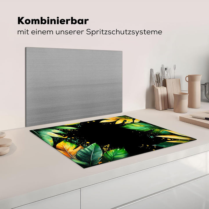 Herdabdeckplatte 70x52 cm Einteilig Abdeckplatten Cerankochfeld Abdeckung Ceranfeld Herdplattenabdec