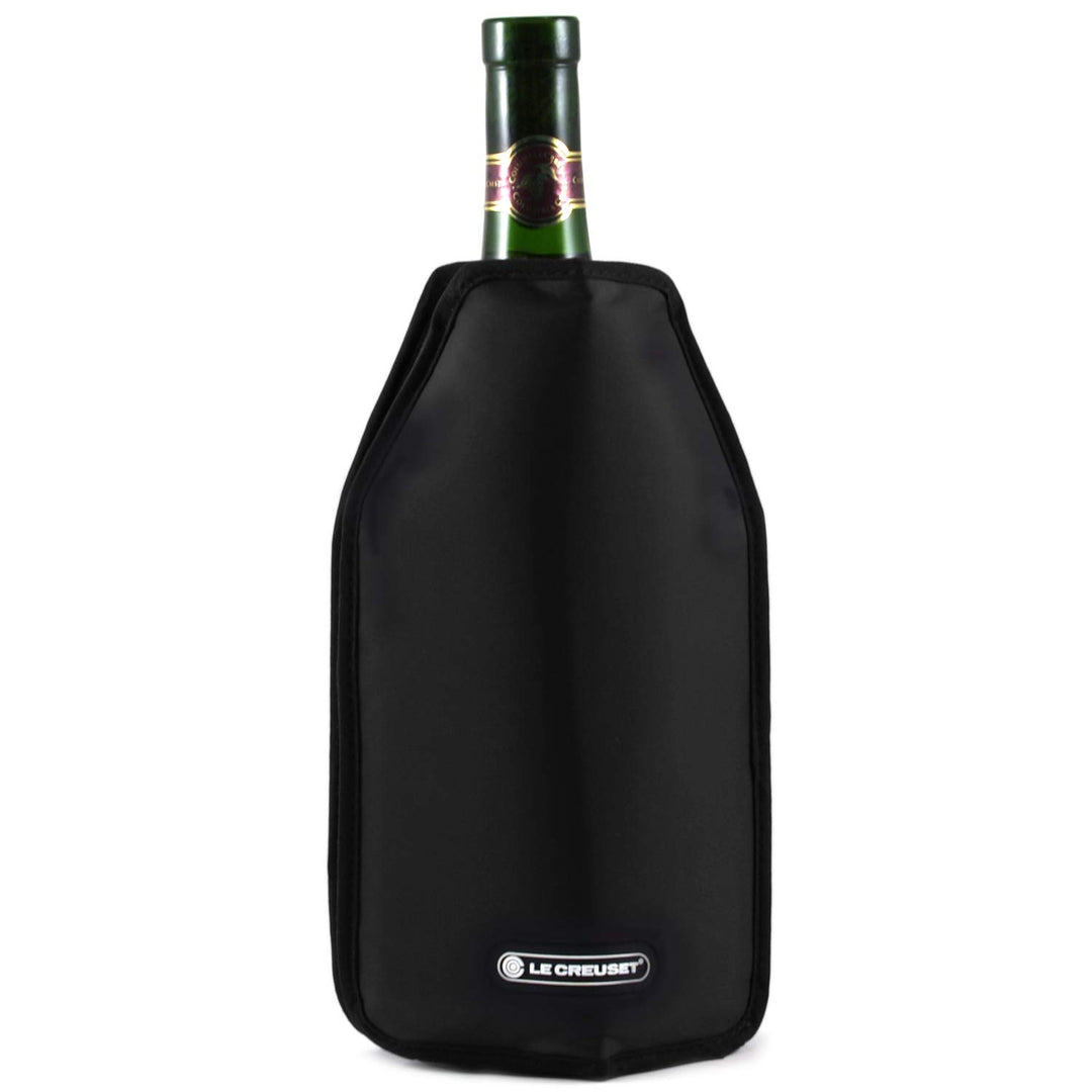 Le Creuset, Aktiv-Weinkühler für Wein oder Champagner, Schwarz, Wasserabweisender Stoff, 22 x 15.5 x