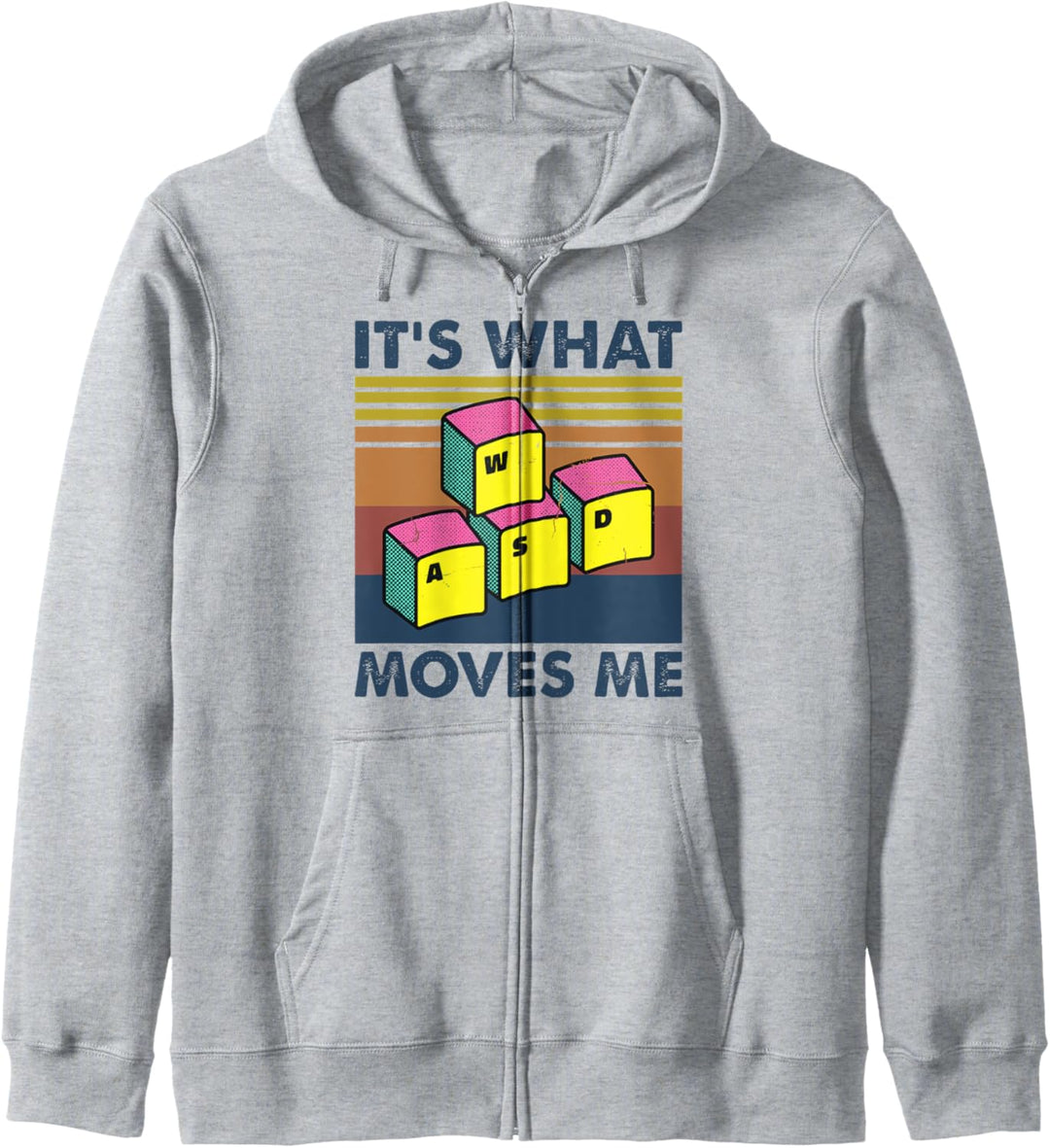 WASD PC Gamer Gifts Video Gaming Boys Men Vintage Gift Kapuzenjacke