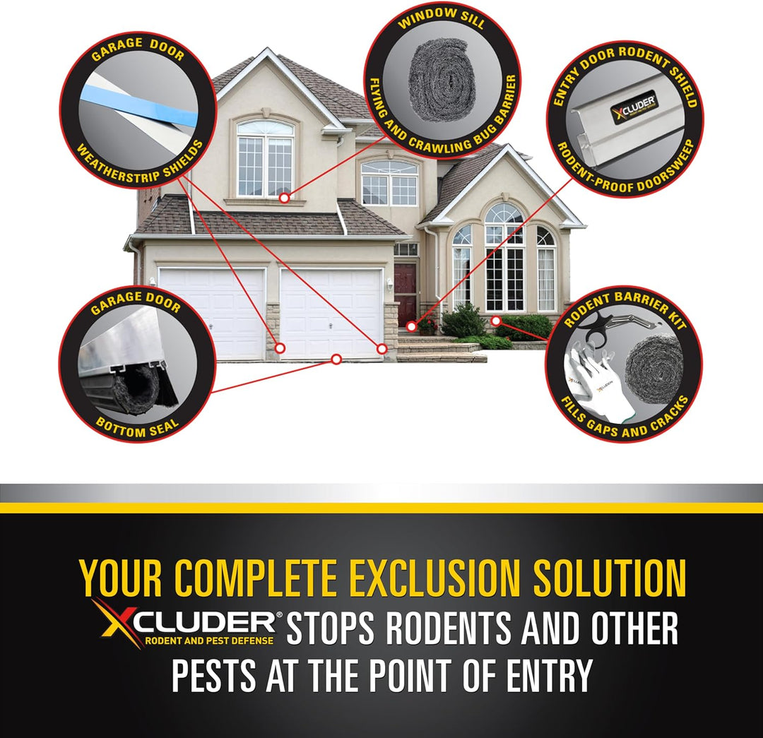Xcluder 162746 Rodent Control Fill Fabric, 6 Rolls, 6 Rolls