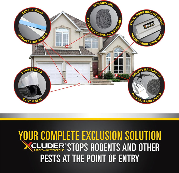 Xcluder 162746 Rodent Control Fill Fabric, 6 Rolls, 6 Rolls