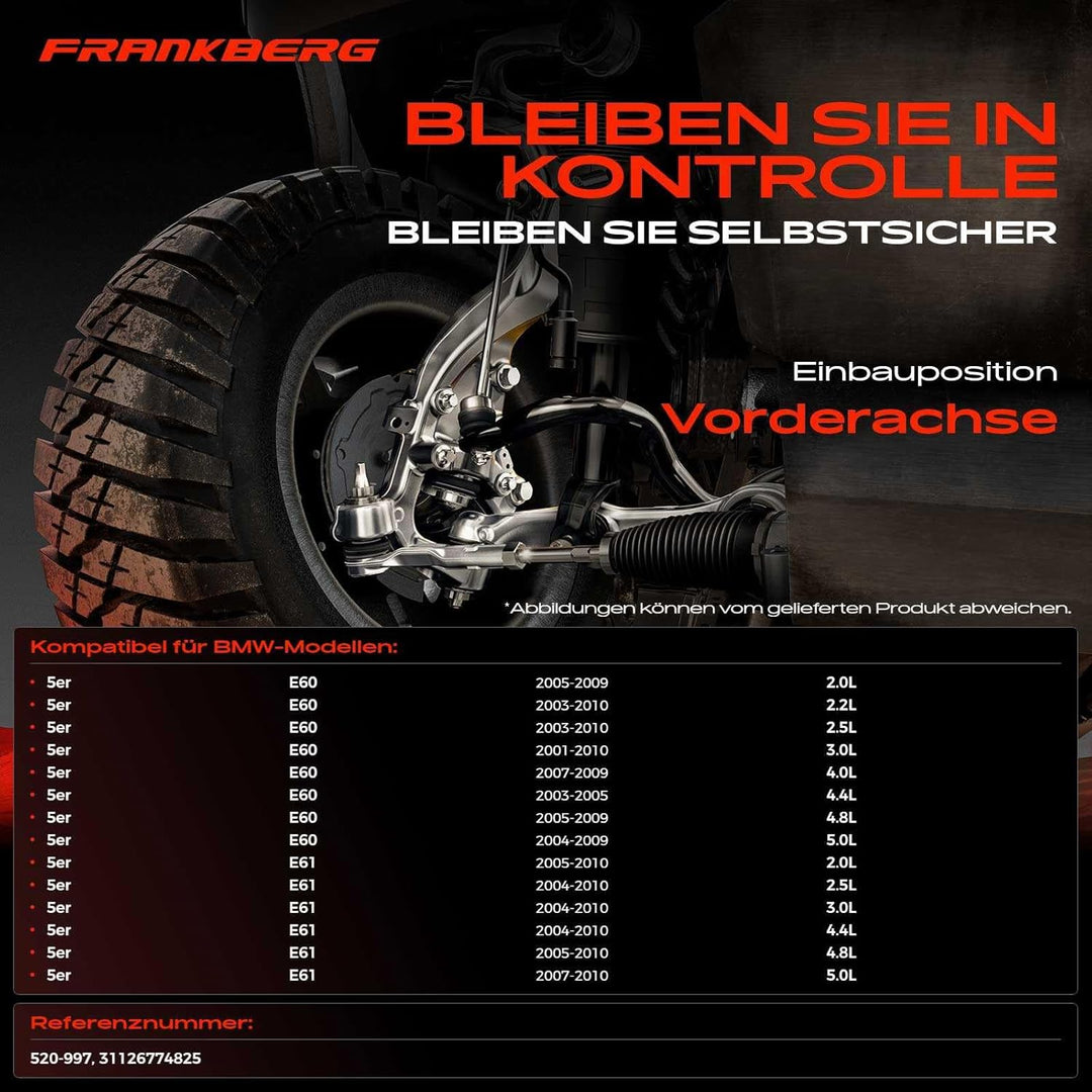 Querlenker Radaufhängung Lenker Vorne Oben Links für 5er E60 E61 520 523 525 530 535 540 550 M5 2004