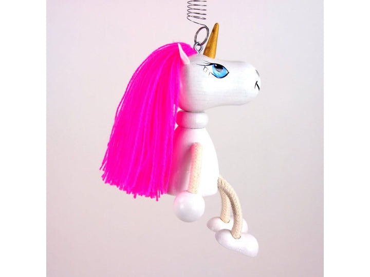 Schwingfigur Einhorn – Handgefertigte Dekoration aus Holz