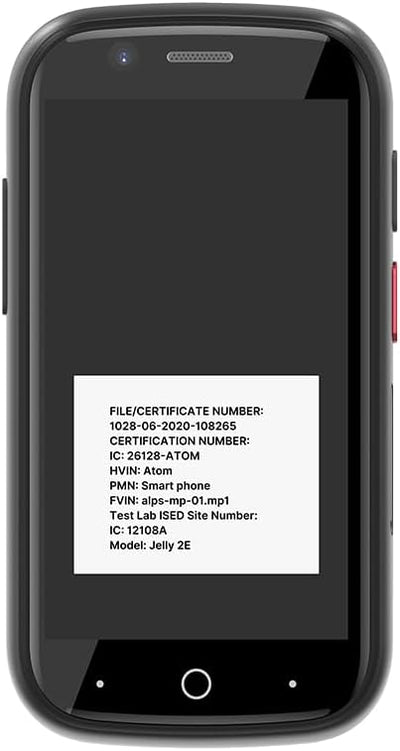 Unihertz Jelly 2E, New Choice for a Mini Phone Android 12 4G Unlocked Smartphone Silver