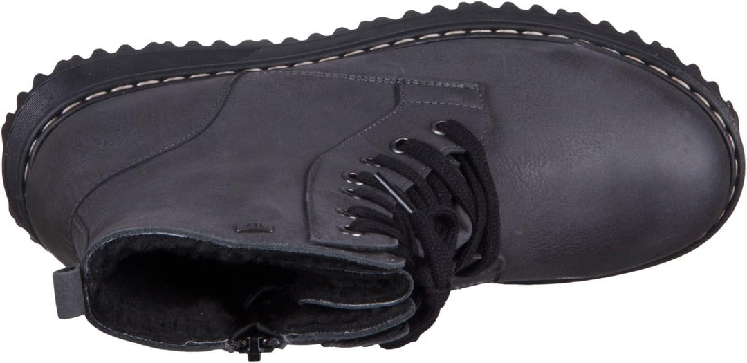 Däumling Mädchen Rudi Stiefelette 31 EU Country Asphalt, 31 EU Country Asphalt