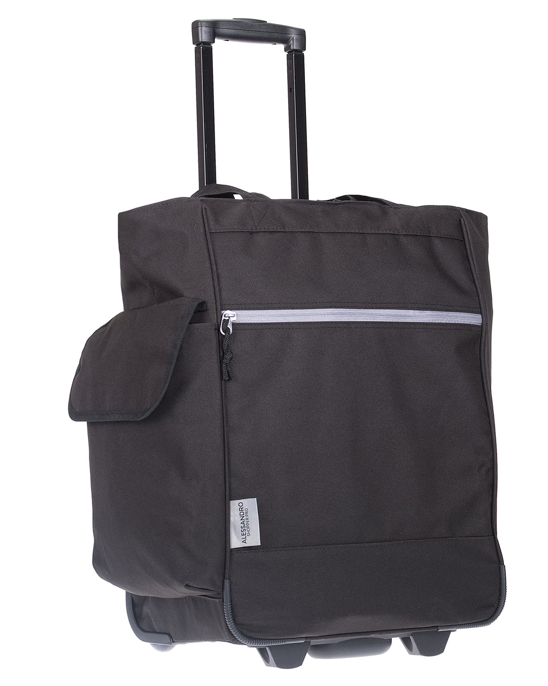 Alessandro Einkaufsroller EInkaufsroller Shoppingtrolley Einkaufstrolley (12895 Black Uni),