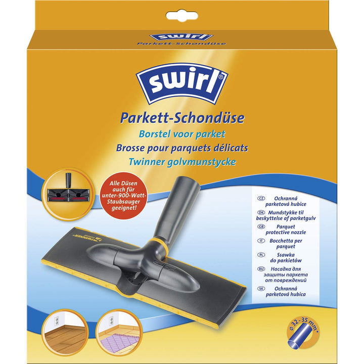 Swirl Parkett-Schondüse (Ultraflache Staubsaugerdüse mit Filzgleitern, 32mm-35mm, Passend z.B. für M
