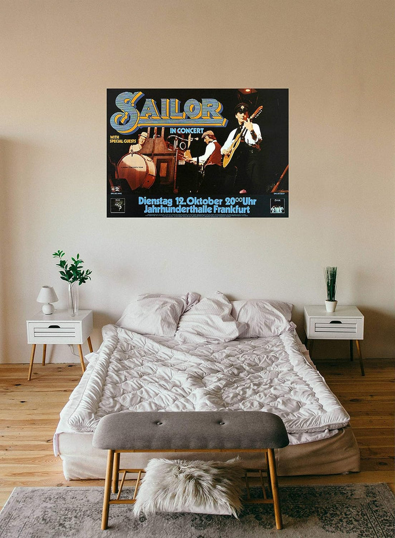 Sailor - Girls, Girls, Girls, Frankfurt 1976 » Konzertplakat/Premium Poster | Live Konzert Veranstal