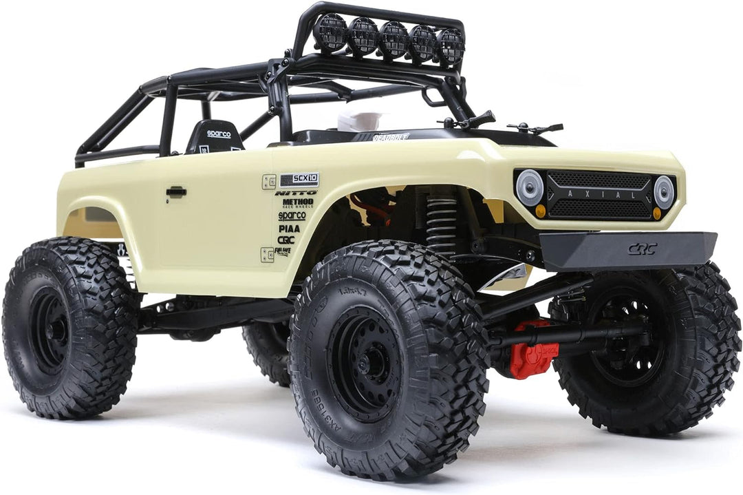 Axial 1/10 SCX10 II Deadbolt 4WD Brushed RTR, Tan