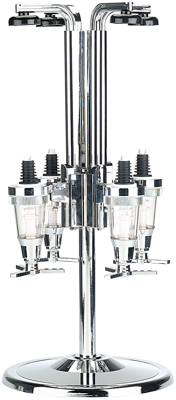 infactory Bar Buttler: Flaschenhalter"Bar Butler" 4-fach