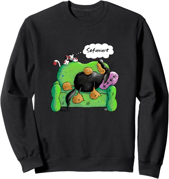 Sofawart Hovawart Geschenk fürs Hovi Herrchen und Frauchen Sweatshirt