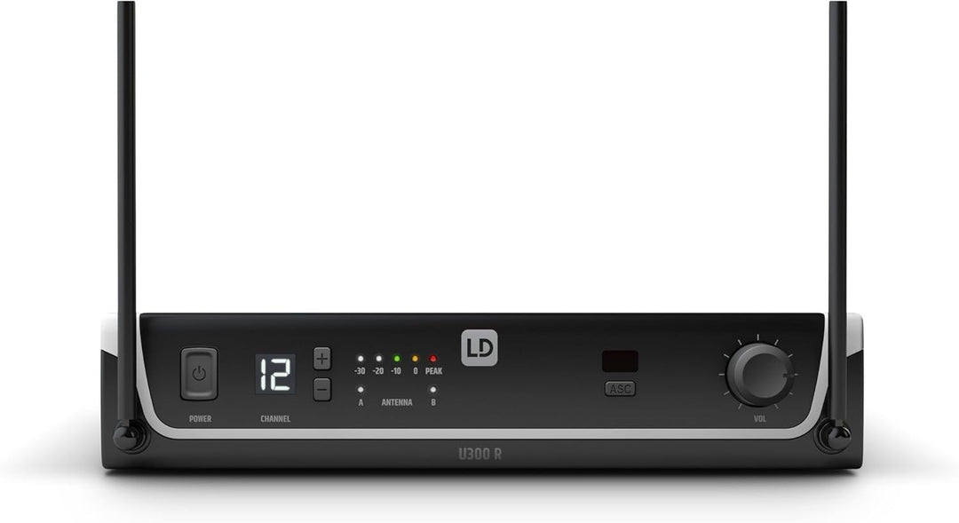 LD Systems U306 R - Empfänger, 655-679 MHz, schwarz 655 - 679 MHz, 655 - 679 MHz