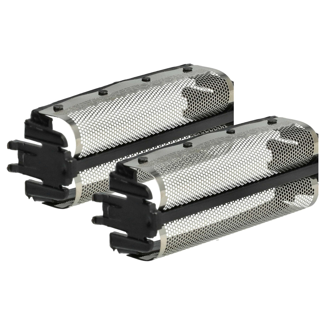 vhbw 2X Doppelscherfolie Ersatz für Remington SP-62, SP-61 für Elektrorasierer + Rahmen, schwarz