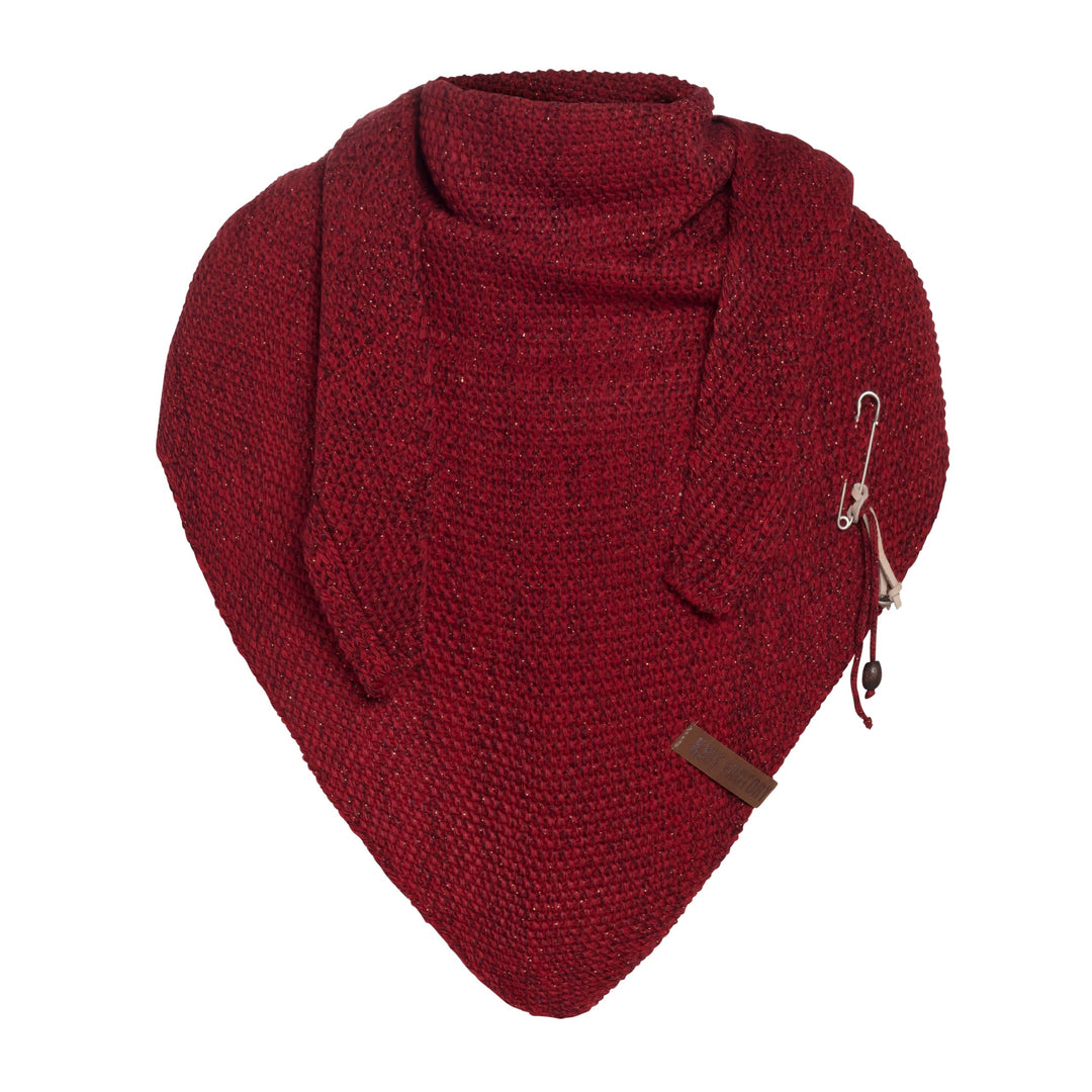 KNIT FACTORY - Coco Dreiecksschal Deluxe - Damen Strickschal mit Wolle - Hochwertige Qualität - XXL
