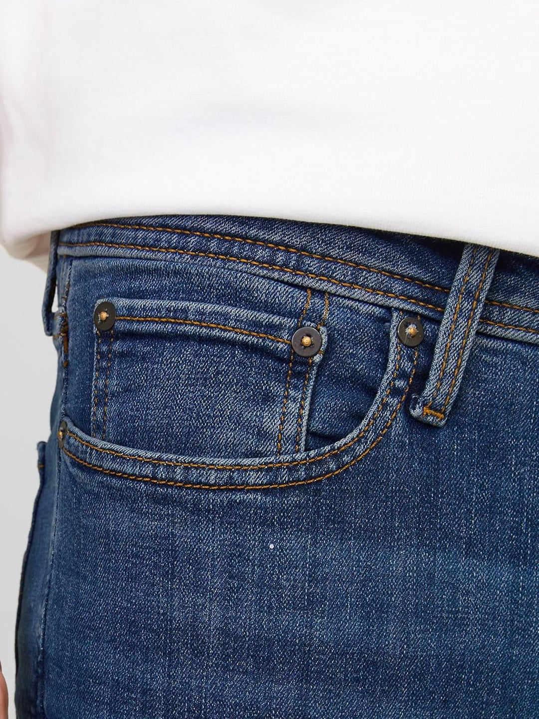 JACK & JONES Men's Jeans 40W / 32L Blue Denim, 40W / 32L Blue Denim