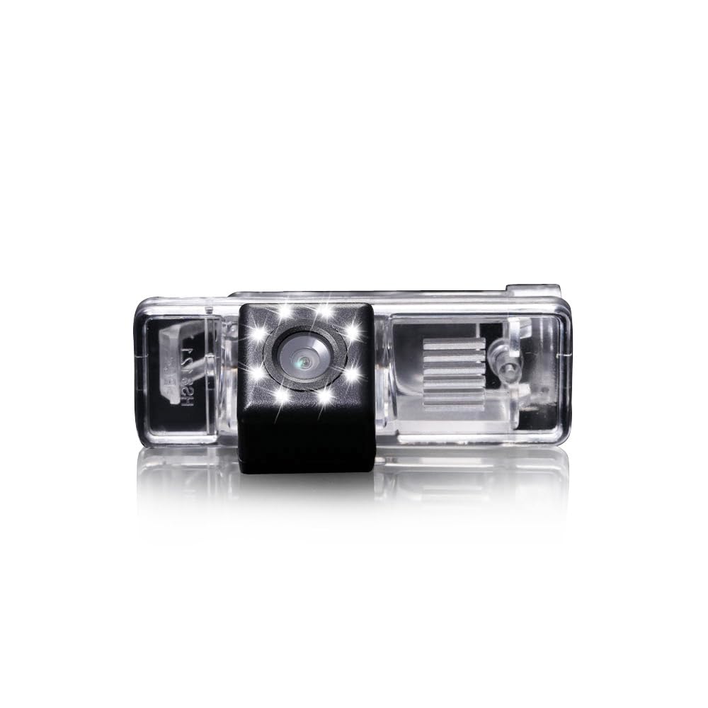 【8 LED Nachtsicht】 HD Rückfahrkamera wasserdicht Nachtsicht Auto Rückansicht Kamera Einparkhilfe Rüc