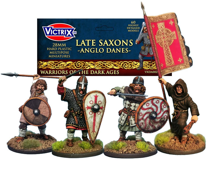 Späte Sachsen/Anglodänen, 28 mm, Kunststoff, historische Spiel-Miniaturen