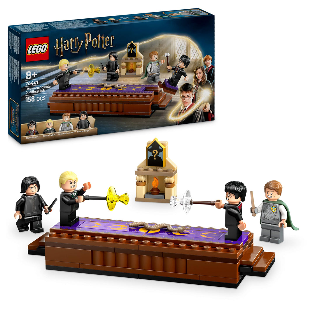 LEGO Harry Potter Schloss Hogwarts: Duellierclub, Bauset mit 4 Minifiguren inkl. Draco Malfoy, Gilde