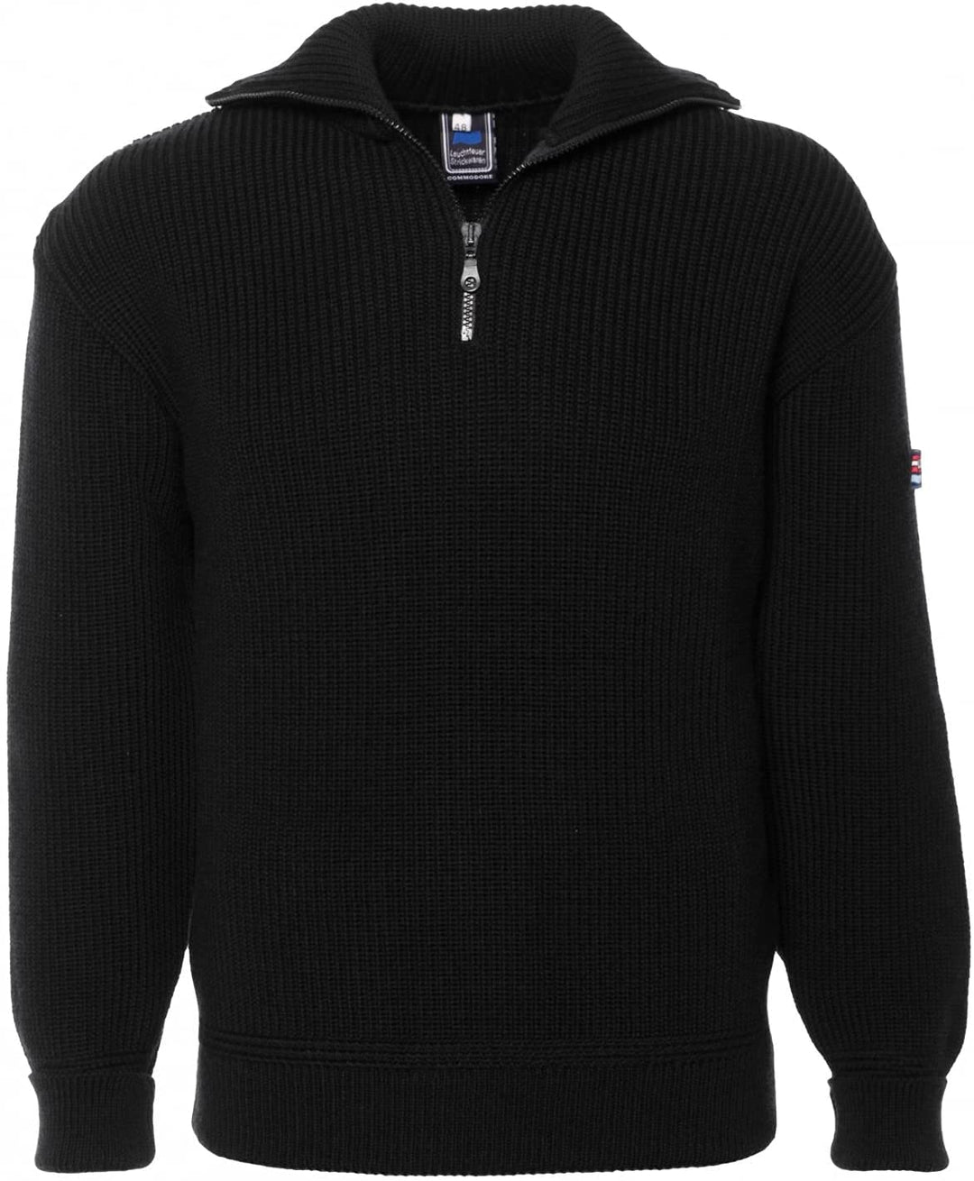 Leuchtfeuer Strickwaren Troyer Commodore Schwarz Pullover Made in Germany (44, schwarz)