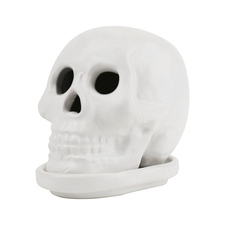 GR Gift Republic 17534 Räucher Totenkopf, Weiss, 20 x 16 x 14 cm