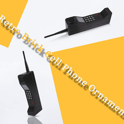90er-Jahre-Telefon-Requisite, Handy-Ornament, Retro-Ziegel-Handy-Ornament, Retro-Handy-Modell, für 8