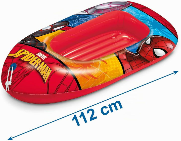Mondo Toys - SPIDERMAN Boat INFLATED BASE- aufblasbares Schlauchboot / Schlauchboot für Kinder - Grö
