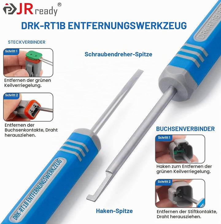 JRready ST5231-08 Deutsch Stecknadel Auspinwerkzeug Kit Für 12