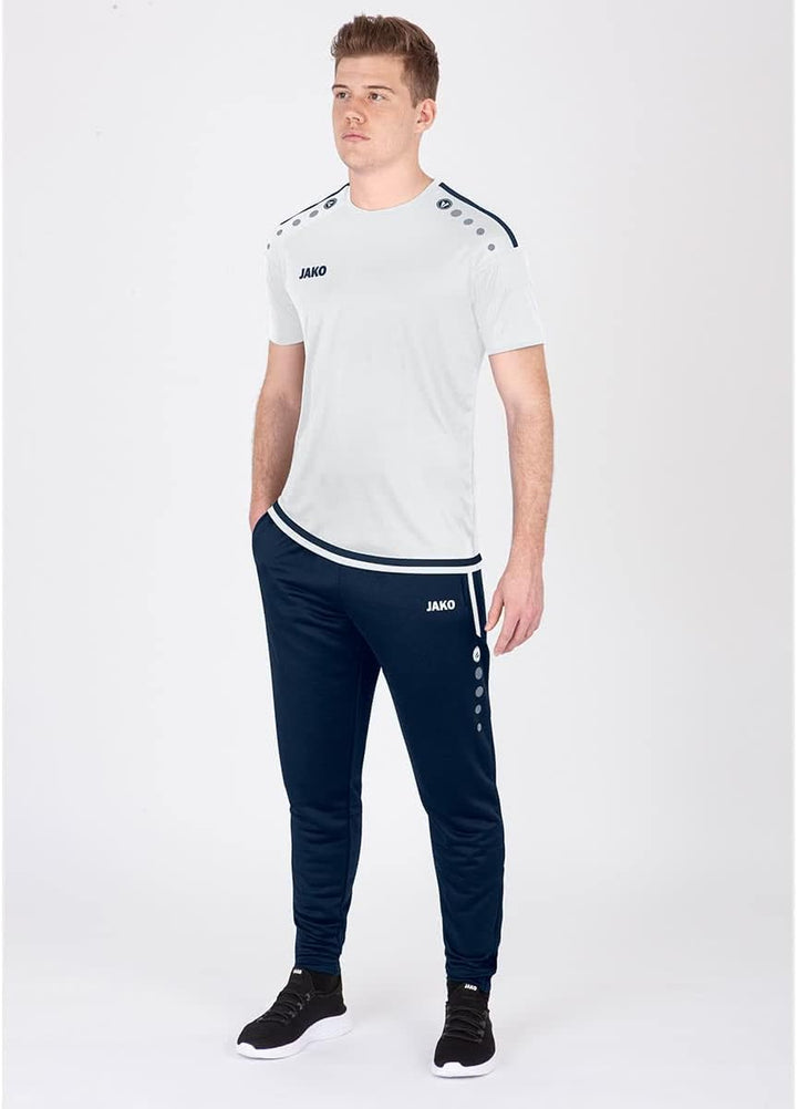 JAKO Herren Trainingshose Active I Sporthose Herren lang mit Elastischem Bund & Seitentaschen I Trai