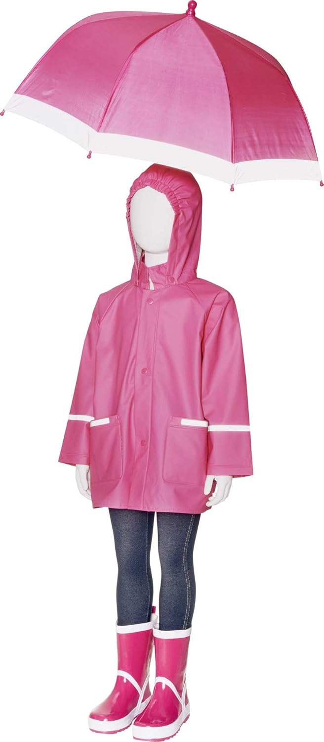 Playshoes Unisex Kinder Regenjacke Wind- und wasserdicht Regenmantel Regenbekleidung (1er Pack) 74 R