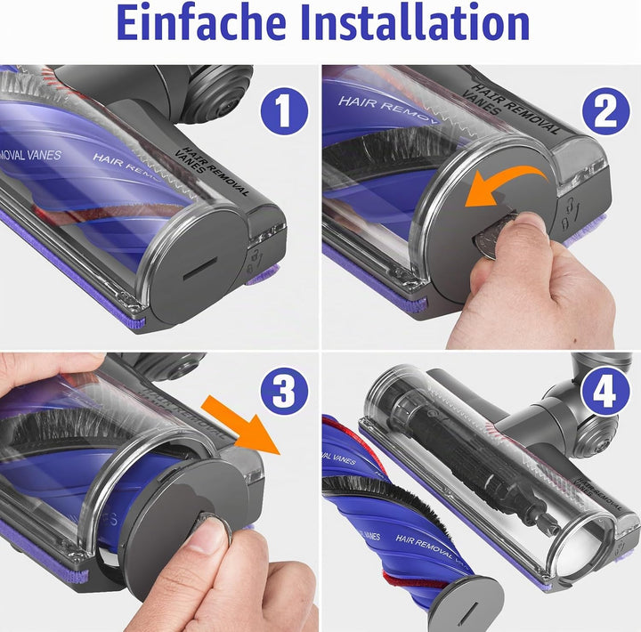 Motorbar Ersatz-Bodendüse für Dyson V12 Detect Slim/Absolute/Origin Staubsauger, Elektrobürste Motor