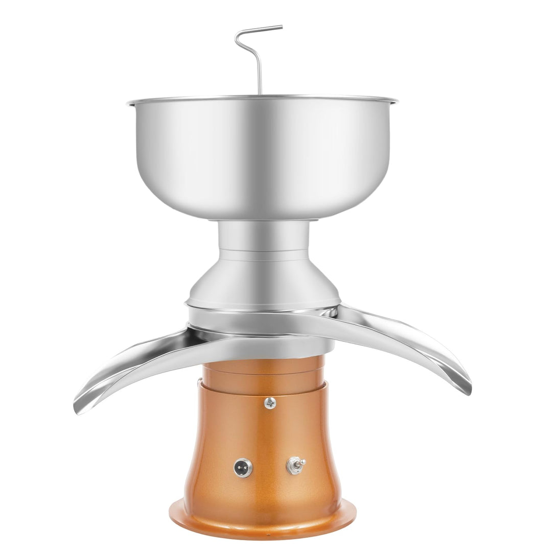 Milchzentrifuge Elektrisch Milchseparator 5L Frischmilch-Sahne-Separator Milchcremeabscheider Vollmi