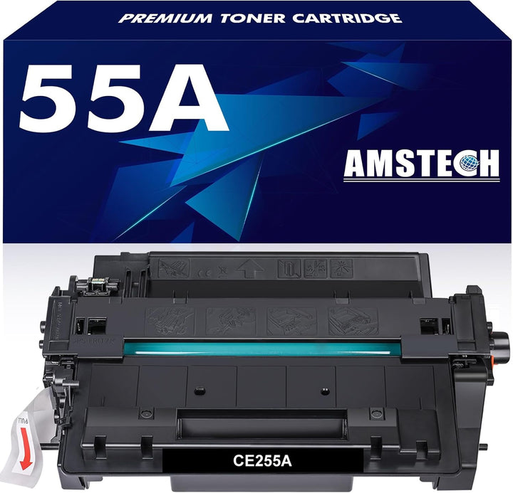 55A CE225A Schwarz Toner Kompatibel als Ersatz für HP 55X CE255AD CE255X Laserjet Enterprise P3015DN