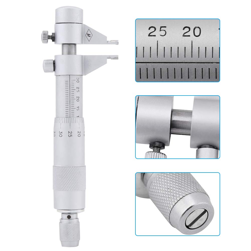 Innenmessschraube TOPINCN Präzise Lochbohrung Innendurchmesser Messlehre 5-30mm Reichweite 0,01mm Pr