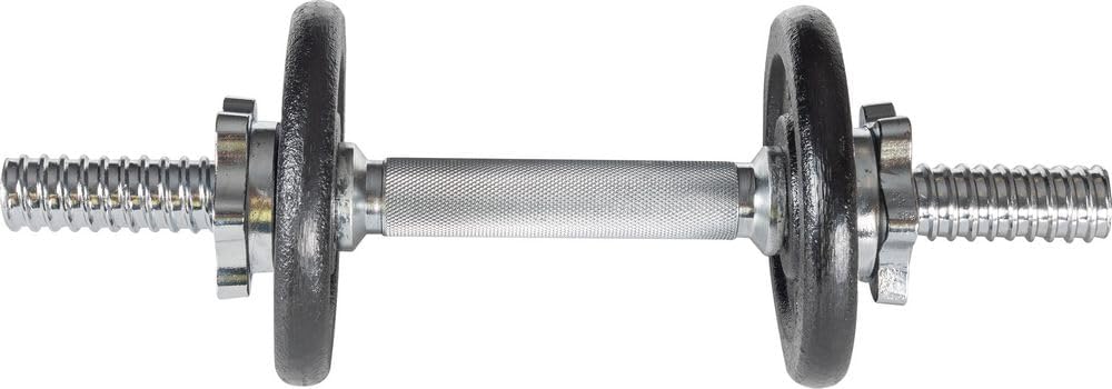 Bodyline Chrom-Lenkerstange mit Ringmutter für Gusseisenscheiben — Länge 33 cm — Durchmesser 25 mm —