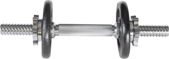 Bodyline Chrom-Lenkerstange mit Ringmutter für Gusseisenscheiben — Länge 33 cm — Durchmesser 25 mm —