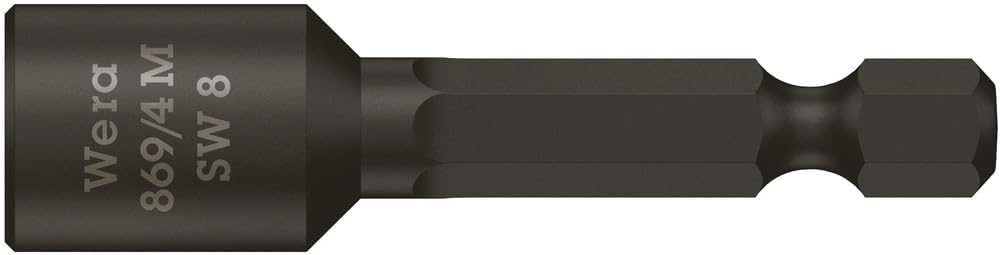 Wera 869/4 M Set A SB, Steckschlüsseleinsätze, 8-teilig, 05073495001