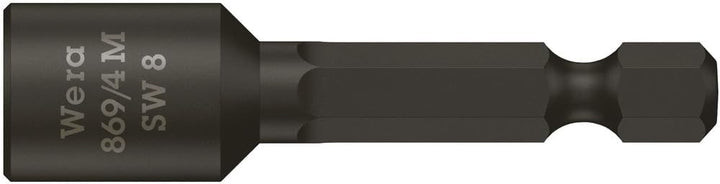 Wera 869/4 M Set A SB, Steckschlüsseleinsätze, 8-teilig, 05073495001