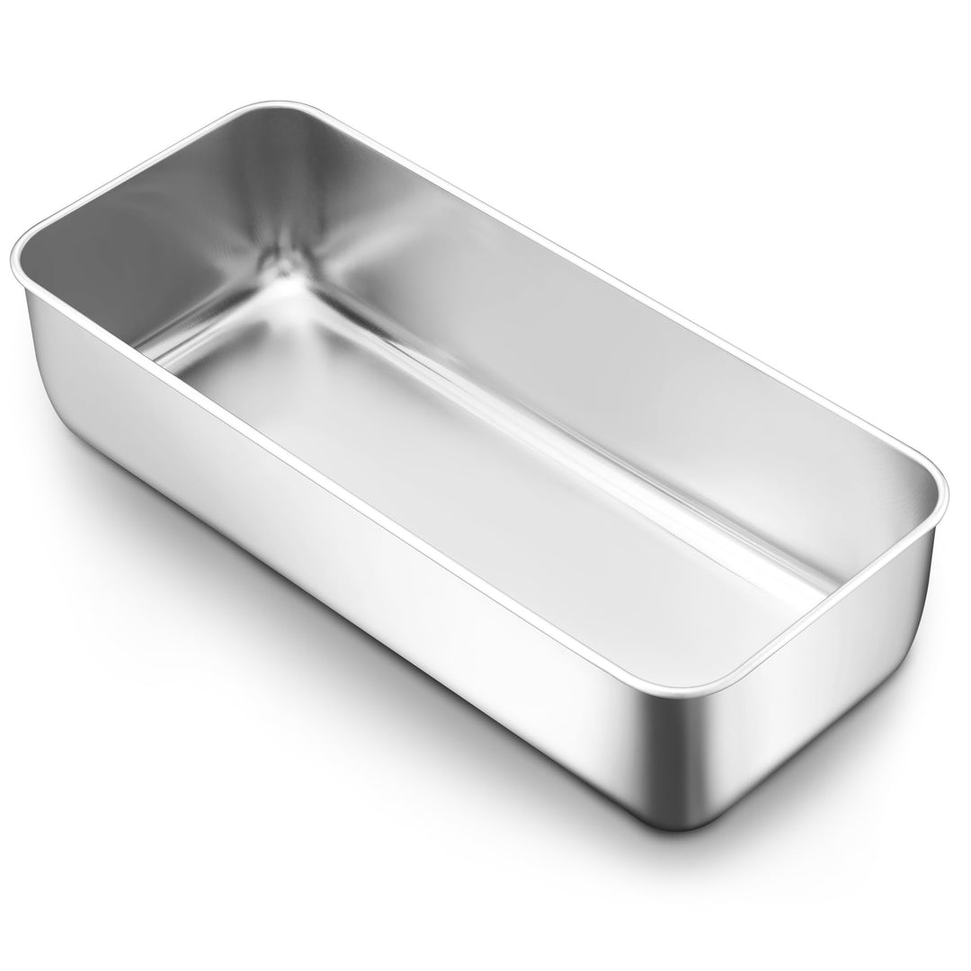 Joyfair Brotbackform, 31,2cm Edelstahl Gross Kastenform Brotform, 7,5cm Tiefe Backform Rechteckig To