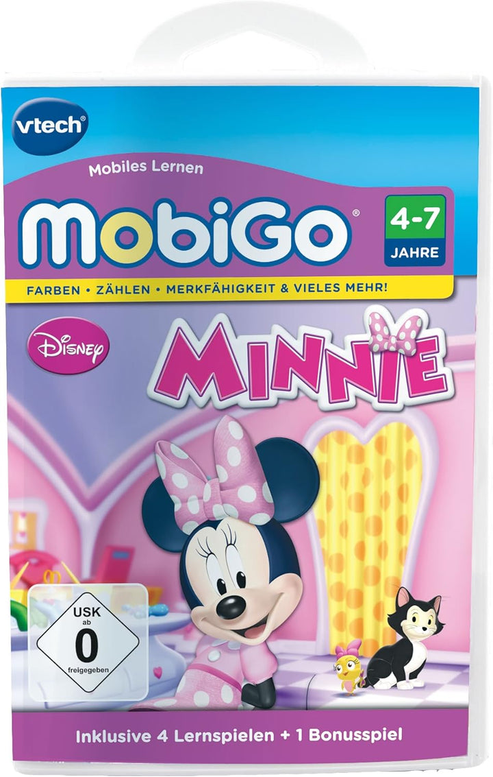 VTech 80-252904 - MobiGo Lernspiel Minnies Schleifen Boutique