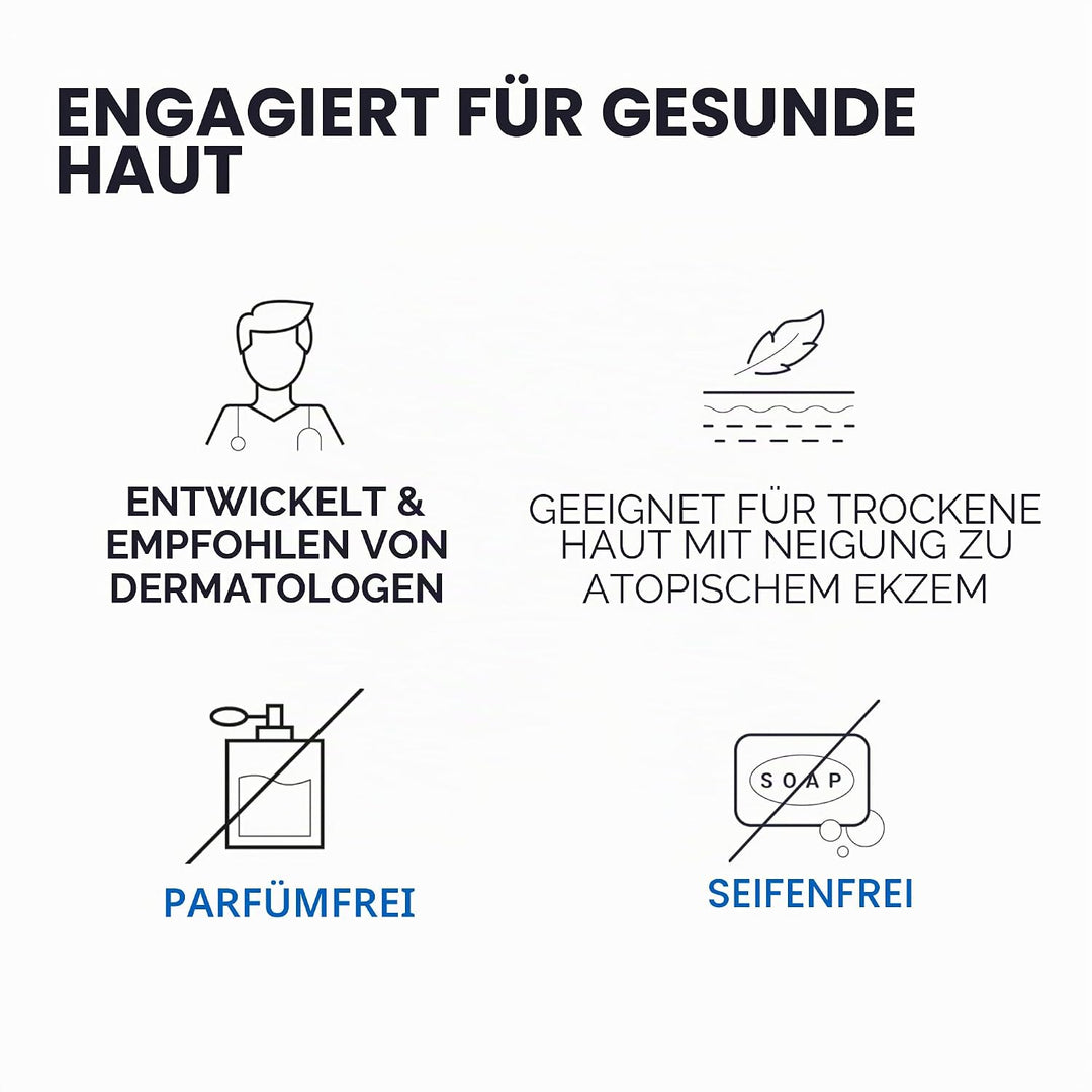 Uriage Xémose Reinigungsberuhigendes Öl 1L - Gesichts- & Körperwaschmittel für trockene Haut, neigen