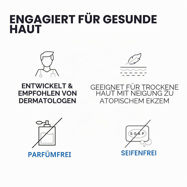 Uriage Xémose Reinigungsberuhigendes Öl 1L - Gesichts- & Körperwaschmittel für trockene Haut, neigen